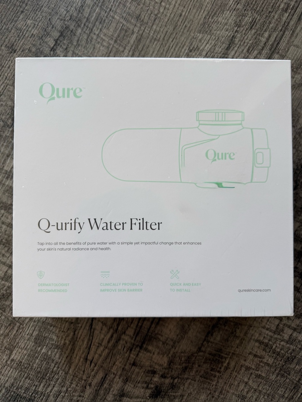 NEW IN BOX | Qure Skincare Faucet Filter | Unopened